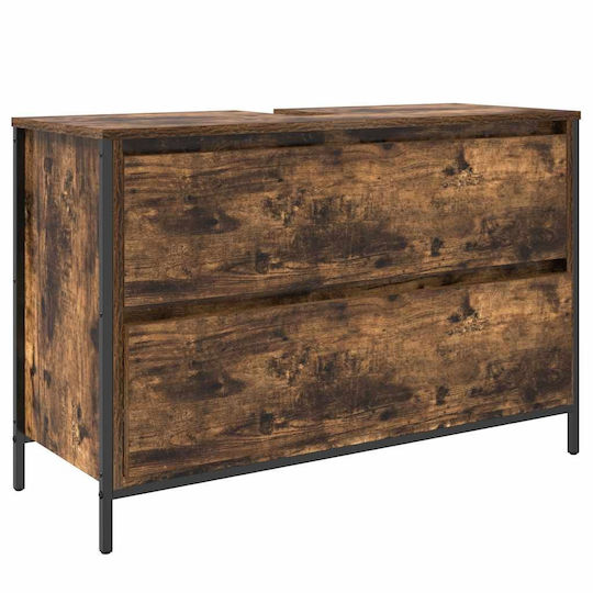 vidaXL Πάγκος χωρίς Νιπτήρα Μ90xΒ34.5xΥ60cm Καφέ vidaXL Πάγκος χωρίς Νιπτήρα Μ90xΒ34.5xΥ60cm Καφέ