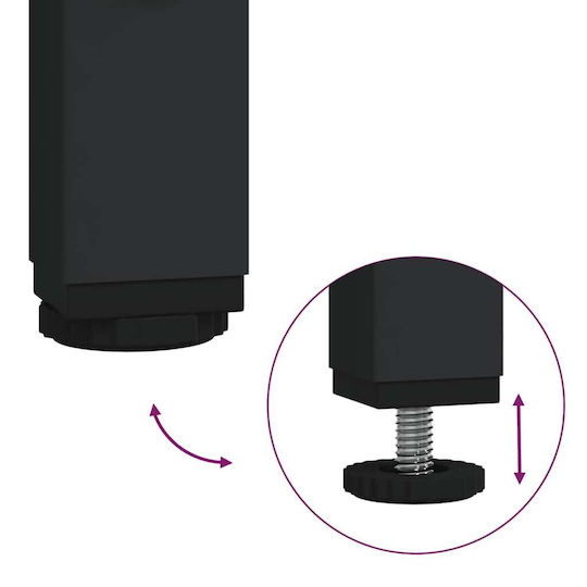 vidaXL Blat fără Lavoar L90xW34.5xH60cm Maro