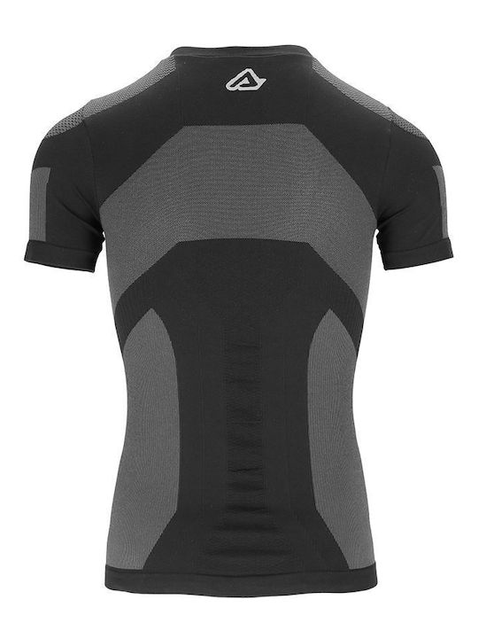 Acerbis Bluza termica pentru barbati cu maneci scurte Negru