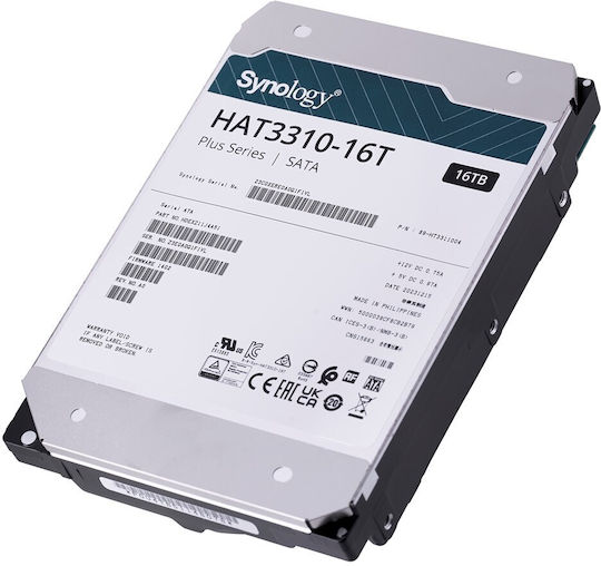 Synology Plus 16TB HDD Σκληρός Δίσκος 3.5" SATA III 7200rpm για NAS HAT3310-16T