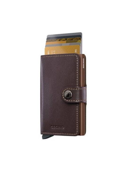 Secrid Miniwallet Men's Leather Wallet with RFID Brown