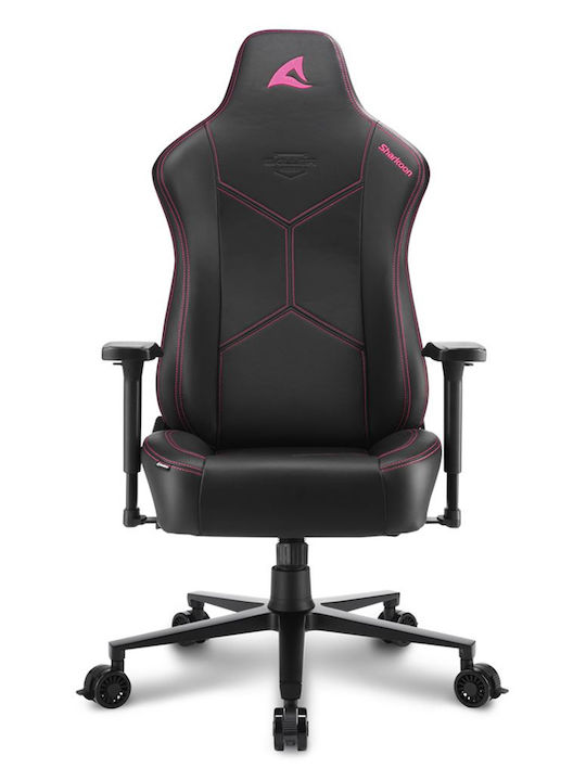 Sharkoon Skiller SGS30 Καρέκλα Gaming Δερματίνης με Ρυθμιζόμενα Μπράτσα Black/Pink