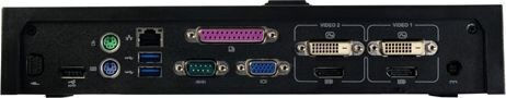 Dell E Port II Advanced W USB 3.0 Dock Docking Station με DisplayPort Ethernet Μαύρο