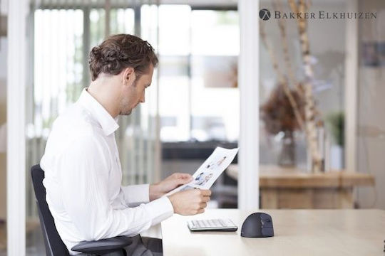 Bakker Elkhuizen Evoluent4 Wireless Безжичен Ергономичен Vertical Мишка Черен