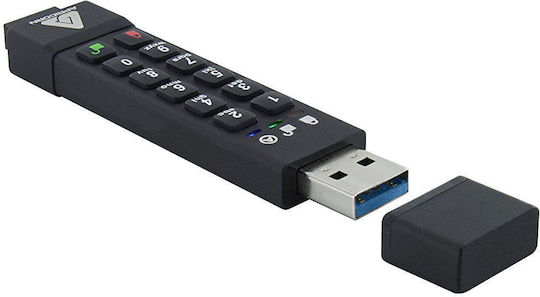 Apricorn Aegis Secure Key 64GB USB 3.1 Stick Μαύρο