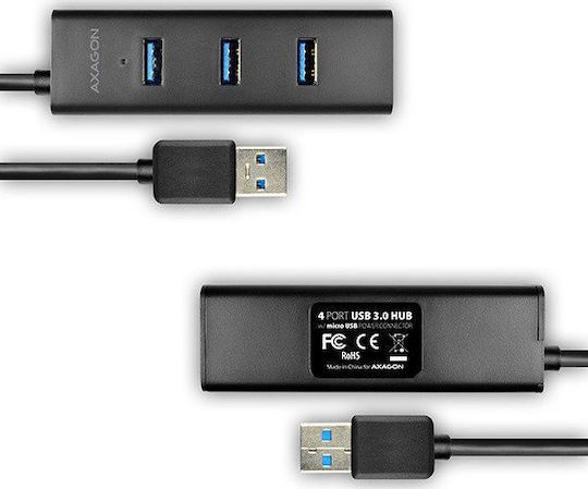 Axagon Hub 4 Θυρών USB 3.2 με σύνδεση USB-A