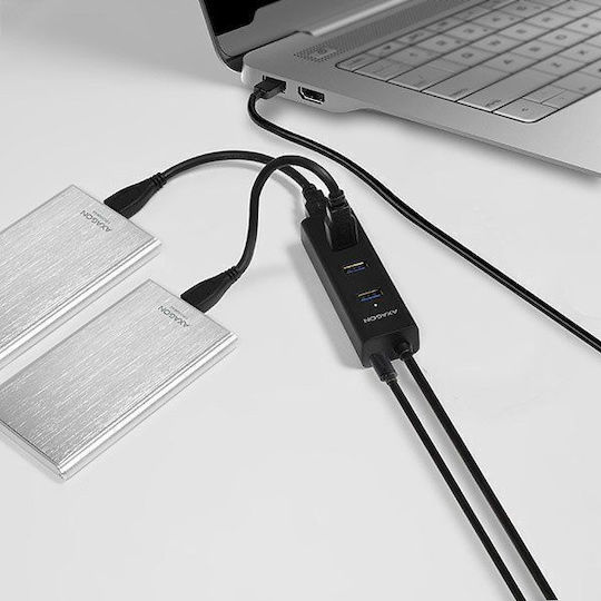 Axagon Hub 4 Θυρών USB 3.2 με σύνδεση USB-A