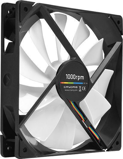 Cryorig QF140 Silent Case Fan (1000rpm / 42.1cfm) Χωρίς Led Φωτισμό και Σύνδεση 4-Pin PWM