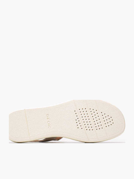 Camalei Γυναικεία Σανδάλια Flatforms Μπεζ