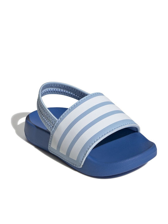 Kinder Badeschlappen Blau Adilette