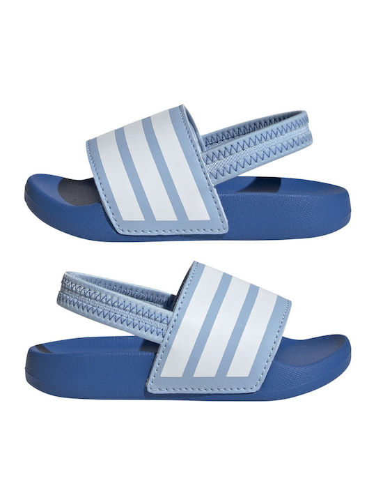 Kinder Badeschlappen Blau Adilette