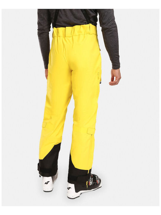 Kilpi UM0401KI-YEL Men's Trousers for Ski & Snowboard Yellow