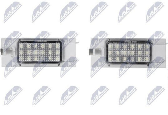 NTY Kennzeichenbeleuchtungen LED für Opel Movano Renault Clio 1Stück