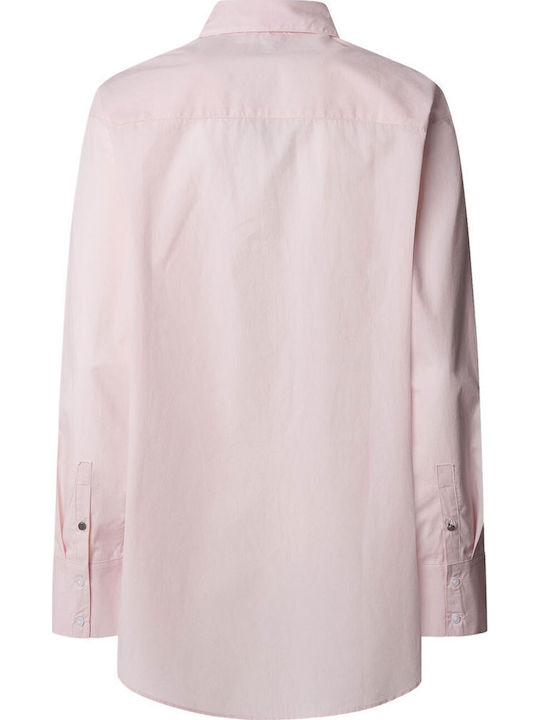 Μακρυμάνικο Γυναικείο Πουκάμισο Soft Pink