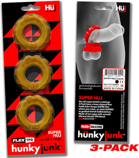 Super Huj C-ring 3-pack Gold
