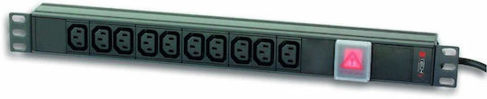 Techly I-case Πολύπριζο Rack 330093 1τμχ