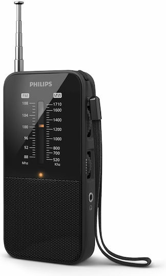 Philips Tar1509 Battery Radio Black