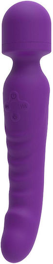 Pleasure Spreader Wand-Purple Vibrator Massage 28cm Purple