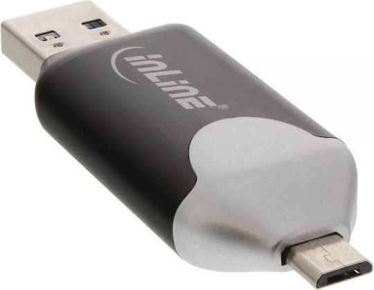 InLine Card Reader USB 3.0 / micro USB / USB 2.0 for /S/D/ /m/i/c/r/o/S/D/ / / / /