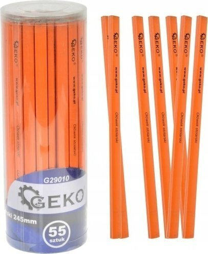 Geko Σετ 55 Μολύβια HB Γκρι