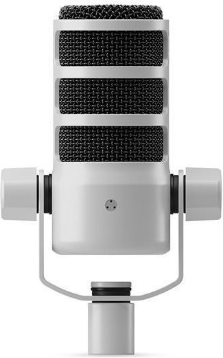 Rode PodMic Δυναμικό Μικρόφωνο XLR / USB Shock Mounted για Studio σε Λευκό Χρώμα