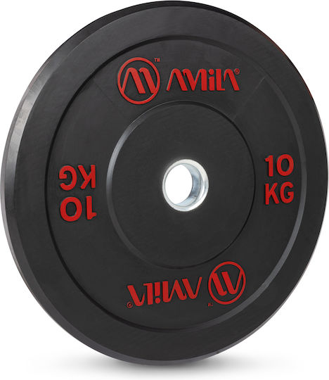 AMILA Set of Plates Olympic Type Rubber 1 x 10kg Φ50mm