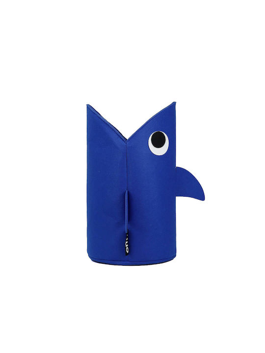 Omy Kinder Aufbewahrungskorb aus Stoff Blau 28x48x48cm 1Stück