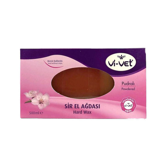 Vi-Vet Hair Removal Wax in Tray for Face for Sensitive Skin 500ml