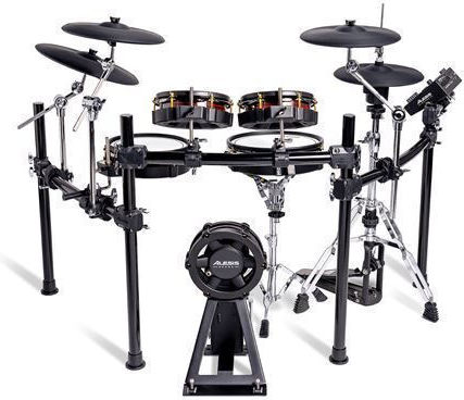 Alesis Tobe Electronice Strata Core Gri Cu Scaun Căști Și Bețe De Tobe