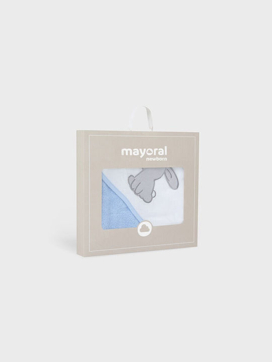 Mayoral Детски Худи-Малък Халат Светлосин 85x85см