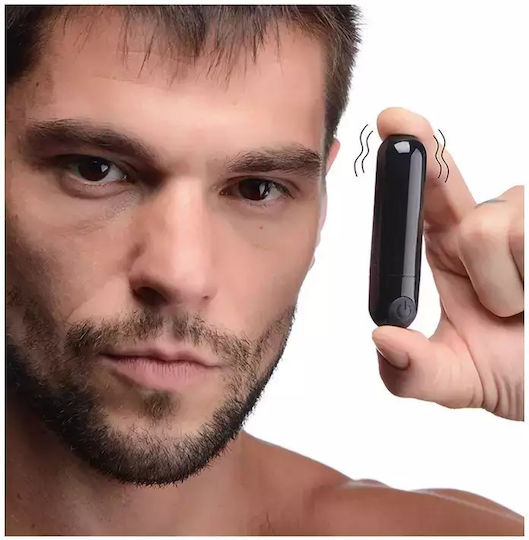 XR Metal Vibrating Ball with 10 Speeds Xr Brands Вибратор Bullet Черен