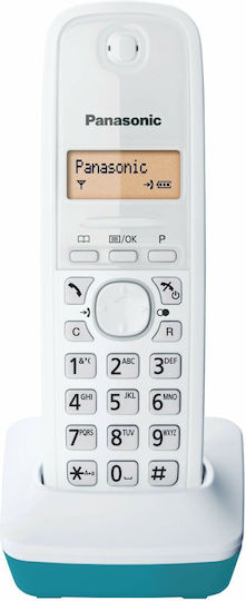 Panasonic KX-TG1611 Cordless Phone White-Blue