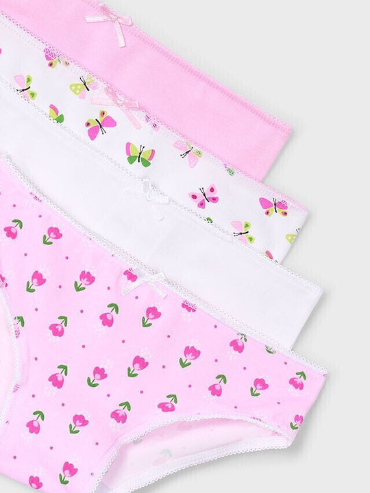 Mayoral Set of Kids' Briefs Purple 4pcs
