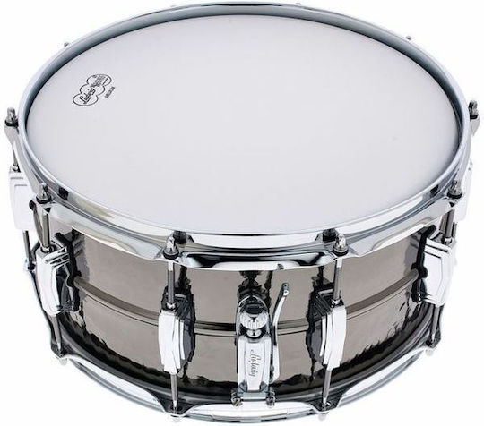 Ludwig Ταμπούρο Metallisch 14" x 6.5" Schwarz