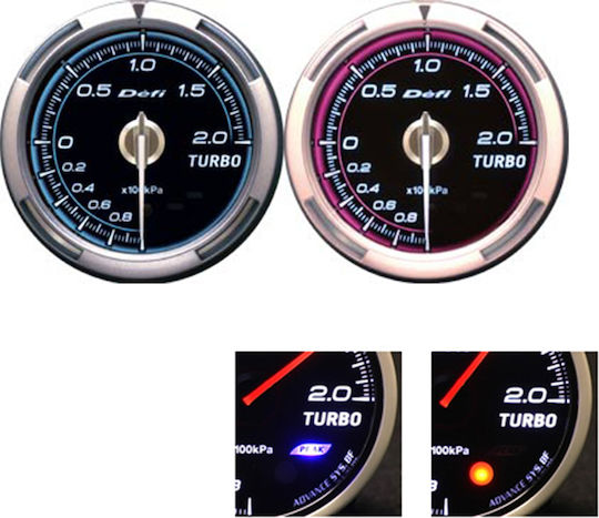 Car Dashboard Fuel Pressure Digital Instrument 60mm