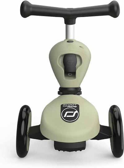 Scoot & Ride Παιδικό Πατίνι Highwaykick 1 Τρίτροχο με Κάθισμα για 1-5 Ετών Olive