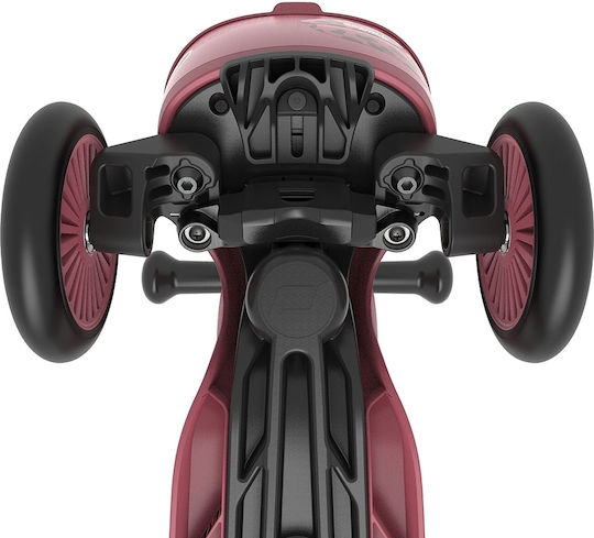 Scoot & Ride Kids Scooter Highwaykick 1 3-Wheel with Seat for 1-5 Years Burgundy