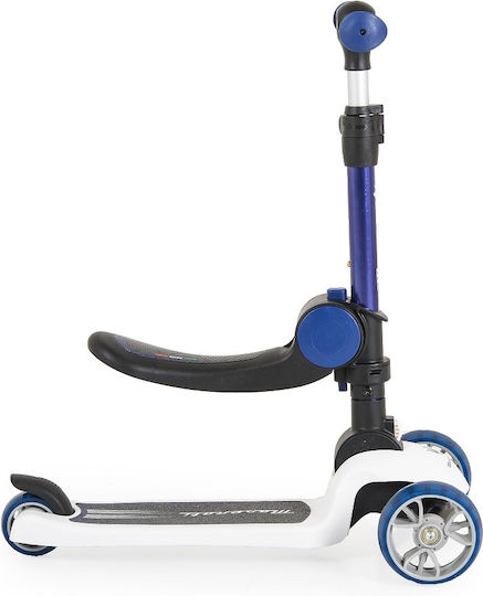 Byox Kids Scooter Foldable Maserati 3-Wheel with Seat for 18 Months Blue