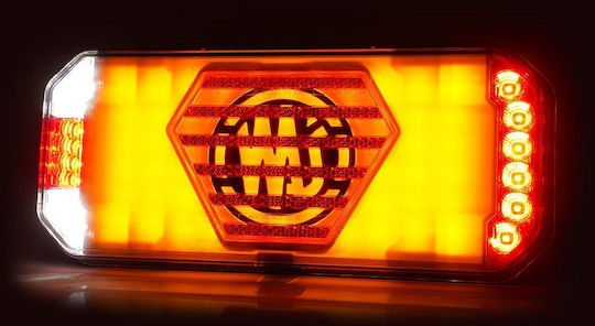 WAS Комплект фарове за ремарке LED с винтове 10 / 24V 1бр