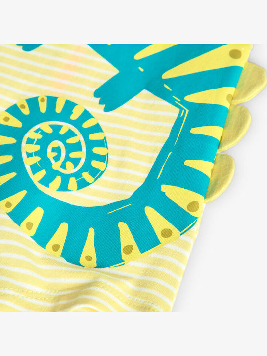 Boboli Babystrampler Kurzärmelig Yellow