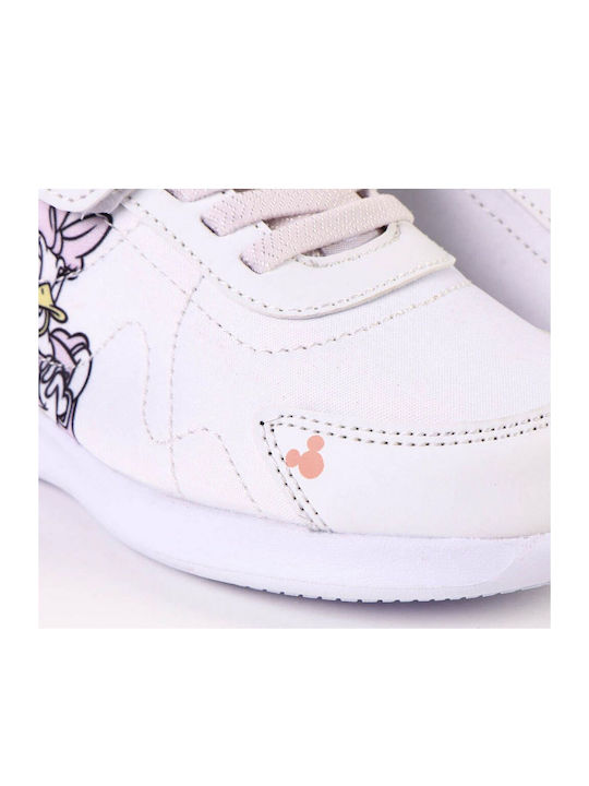 Kinder Sneakers mit Klettverschluss & Lichtern Weiß