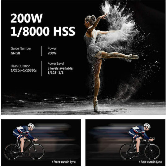 Unitate de bliț Neewer 200Ws 2.4G TTL compatibilă cu camerele DSLR Nikon 90097634