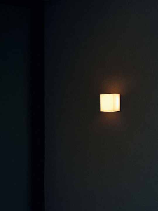 Ideal Lux Επιτοίχιο Εξωτερικό Φαναράκι LED IP65 6W με Θερμό Λευκό Φως 10x10x10εκ.