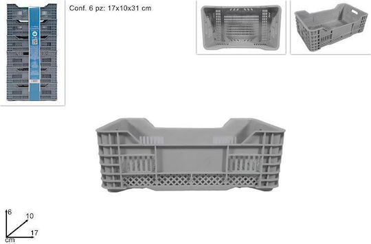 Due esse Decorative Garden Plastic 17cmx6cmx10cm 6pcs DEV22004351