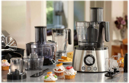 Philips Avance Collection Πολυμίξερ 1300W με Κάδο 3.4lt Ασημί