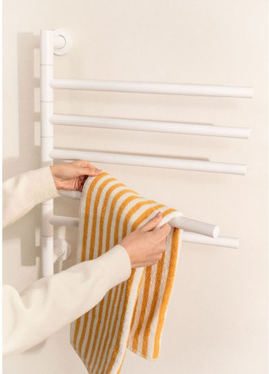Create Ηλεκτρική Πετσετοκρεμάστρα 80W 63x47cm Λευκή