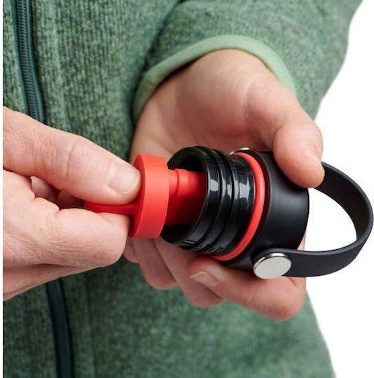 Hydro Flask Ανταλλακτικό Καπάκι για Θερμός από Πλαστικό Μαύρο