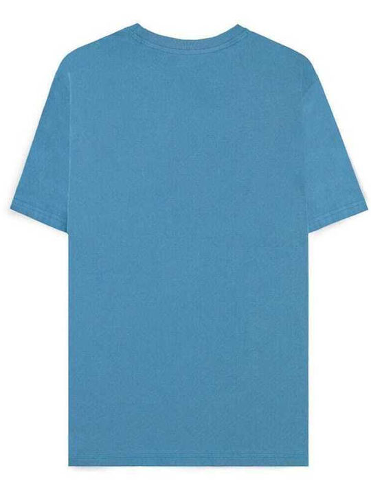 Difuzed Lilo T-shirt Blau Baumwolle Difuzed Lilo T-shirt Blau Baumwolle