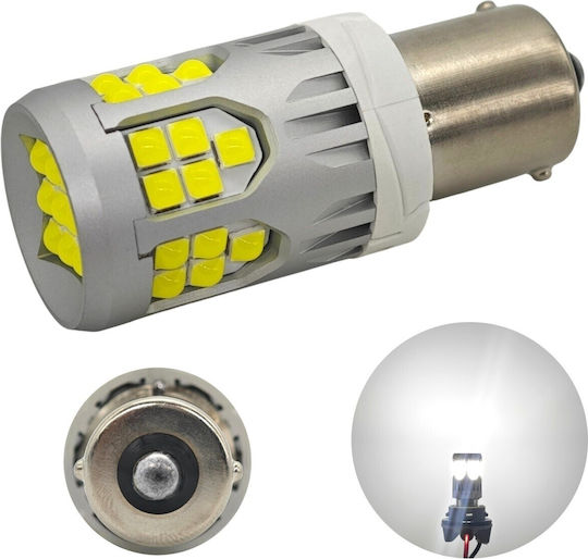 Λάμπα Αυτοκινήτου P21W / BA15S / R10W / DRL Canbus LED 5500K Ψυχρό Λευκό