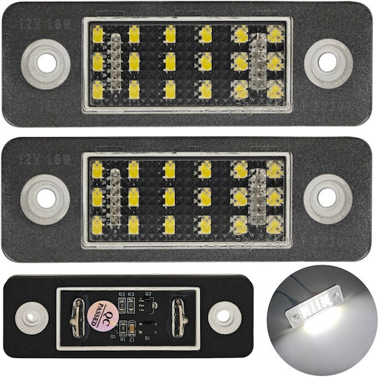 Светлини за регистрационната табела LED 12V за Volvo C30 2бр